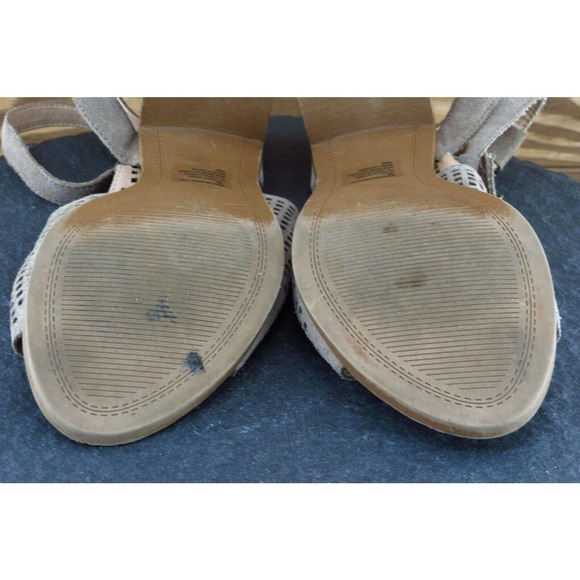 Steve Madden Size‎ 7 M Brown Gladiator Leather Women Sandal Shoes - Picture 7 of 7